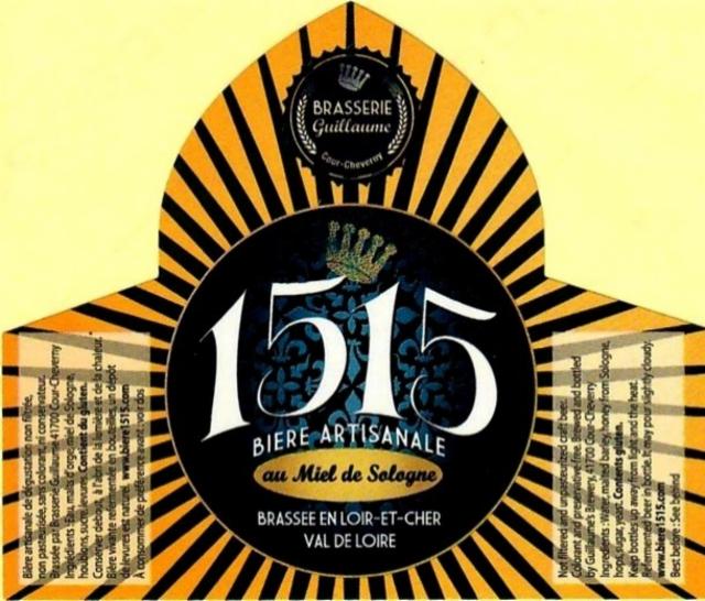 1515 Au Miel De Sologne 6.0%, Brasserie Guillaume, France