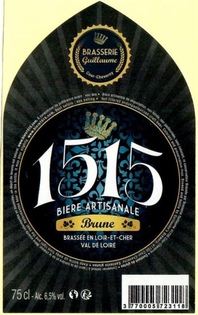 1515 Brune 6.5%, Brasserie Guillaume, France