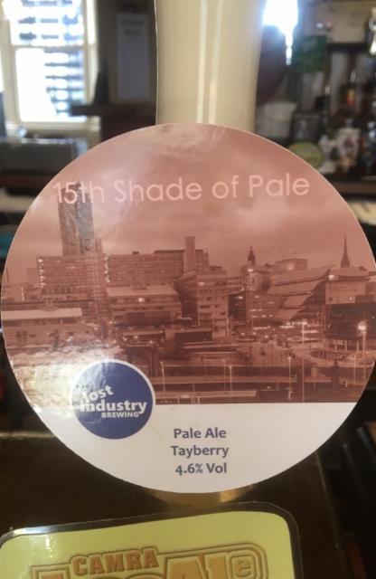 15th Shade Of Pale 4.6%, Lost Industry Brewing, England