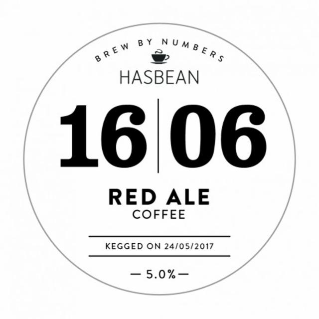 16|06 Red Ale - Coffee 5.0%, Brew By Numbers, England