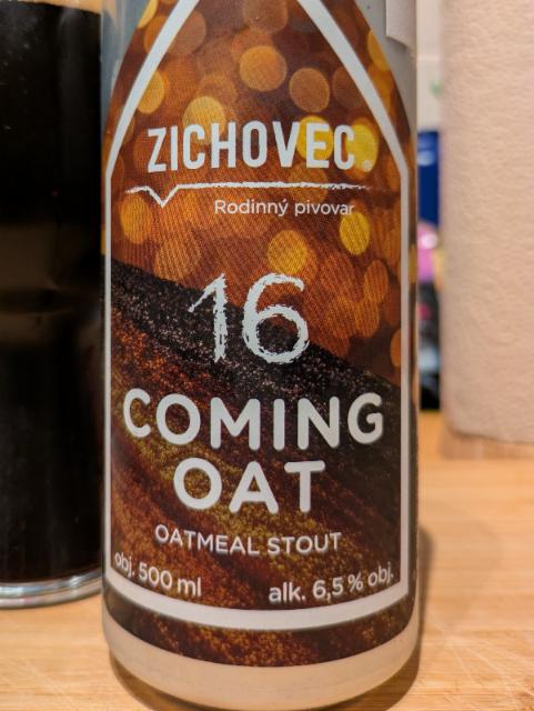 16 Coming Oat 6.5%, Rodinný Pivovar Zichovec, Czech Republic