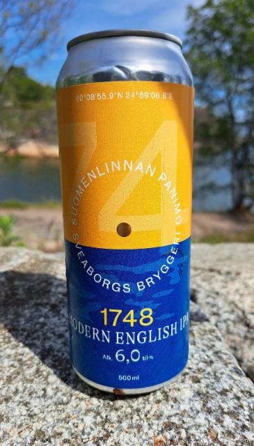 1748 Modern English IPA 6.0%, Suomenlinnan Panimo, Finland
