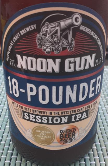 18-Pounder 4.0%, Noon Gun Brewery, South Africa