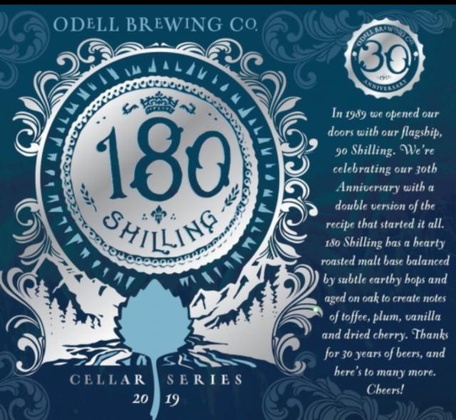 180 Shilling 9.6%, Odell Brewing Company, United States
