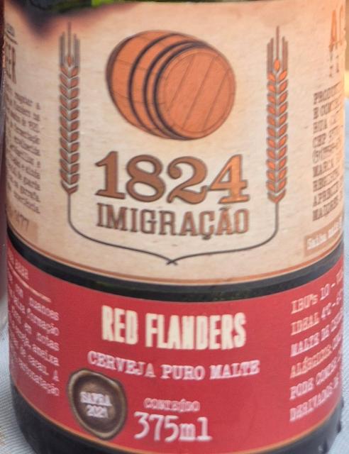 1824 Imigração Red Flanders 5.0%, Cervejaria Imigração, Brazil
