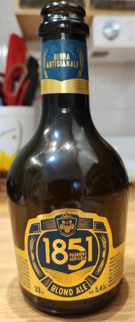 1851 blond ale birra artigianale 5.4%, Sant'Andrea, Italy