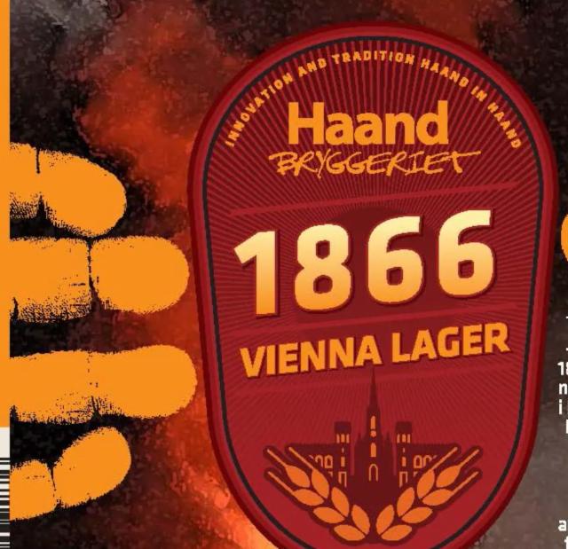 1866 Vienna Lager 5.5%, Haandbryggeriet AS, Norway