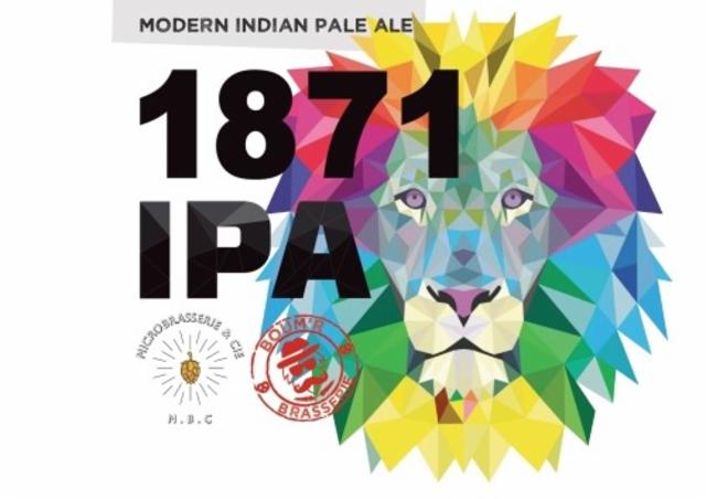1871 IPA 5.4%, Brasserie Boum'R, France