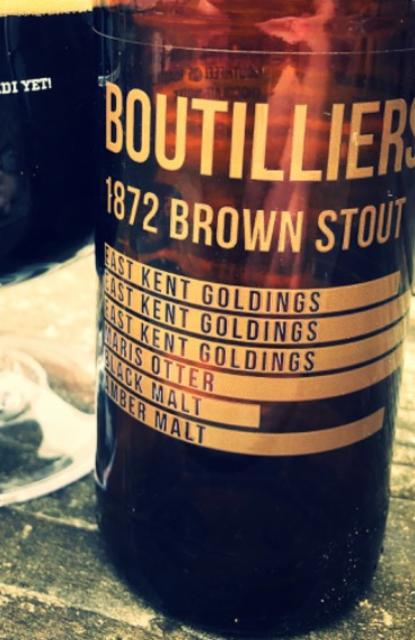 1872 Brown Stout 5.7%, Boutilliers Ltd, England
