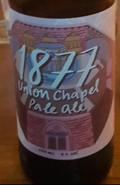1877 Union Chapel Pale Ale 4.1%, The Crafty Brewing Co, England