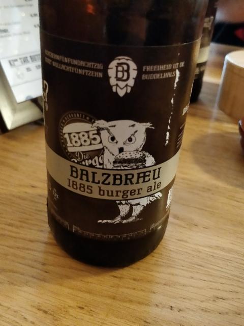 1885 burger ale 5.3%, Balzbraeu, Germany