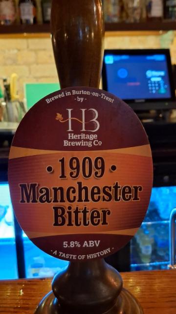 1909 Manchester Bitter 5.8%, Heritage Brewing Company, United States
