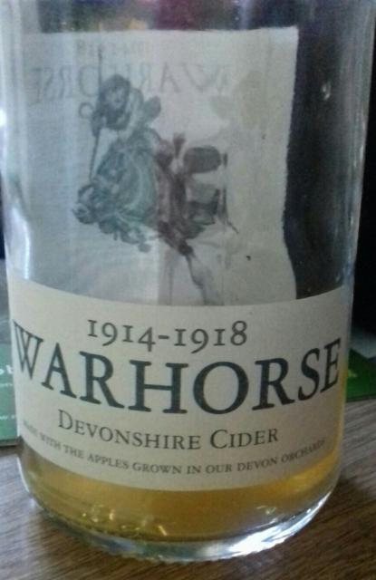 1914 - 1918 Warhorse Devonshire Cider 6.0%, Sampford Courtenay Cider, England