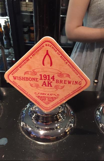 1914 AK 4.6%, Wishbone Brewery, England