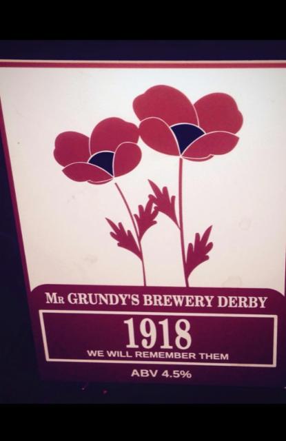 1918 4.5%, Mr Grundy's Brewery, England
