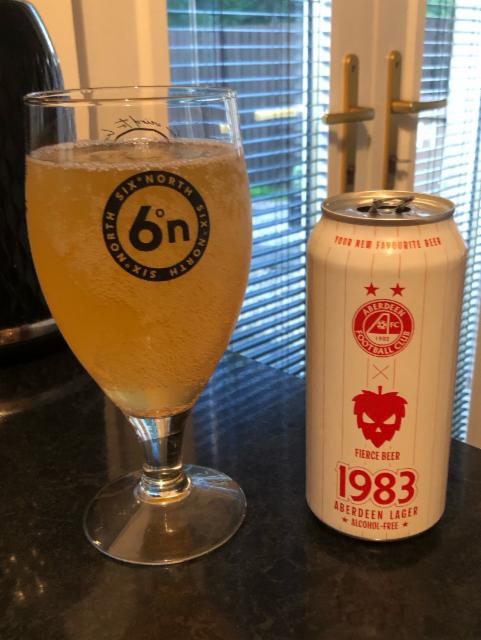 1983 Aberdeen Lager 0.5%, Fierce Beer Ltd, Scotland