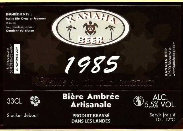 1985 5.5%, Kanaha Beer, France