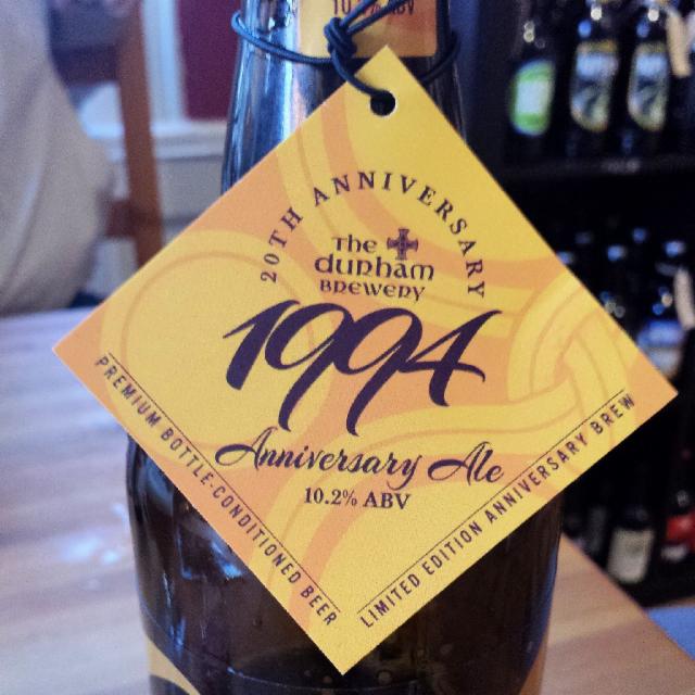 1994 Anniversary Ale 10.2%, The Durham Brewery, England