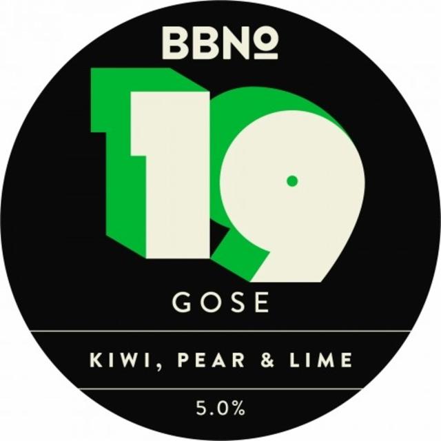 19 Gose - Kiwi, Pear & Lime 5.0%, Brew By Numbers, England