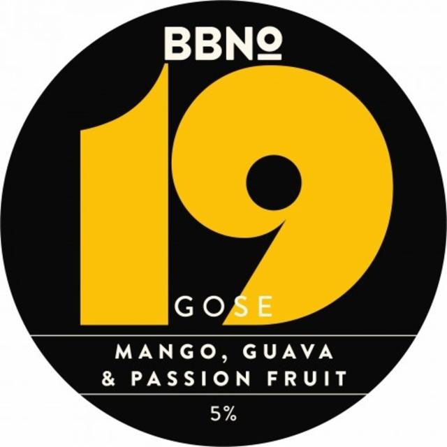 19 Gose - Mango, Guava & Passion Fruit 5.0%, Brew By Numbers, England