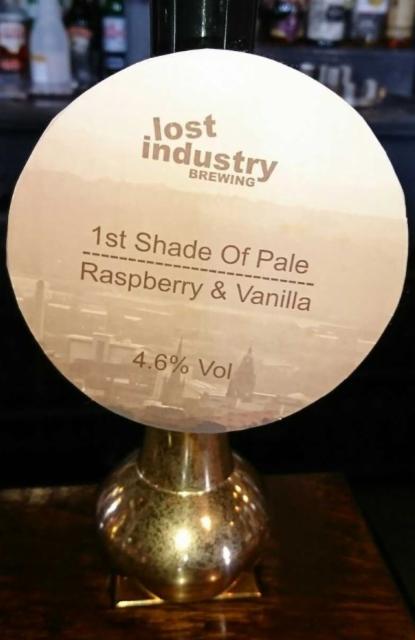 1st Shade Of Pale 4.6%, Lost Industry Brewing, England