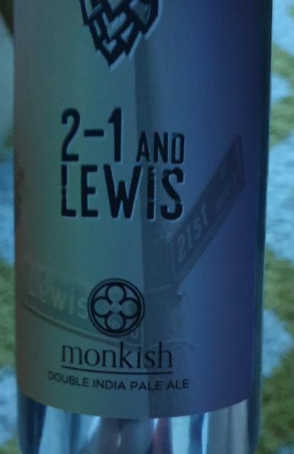 2-1 and Lewis 8.5%, Monkish Brewing Company, United States