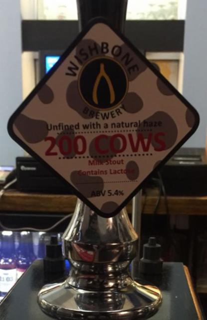 200 Cows 5.4%, Wishbone Brewery, England