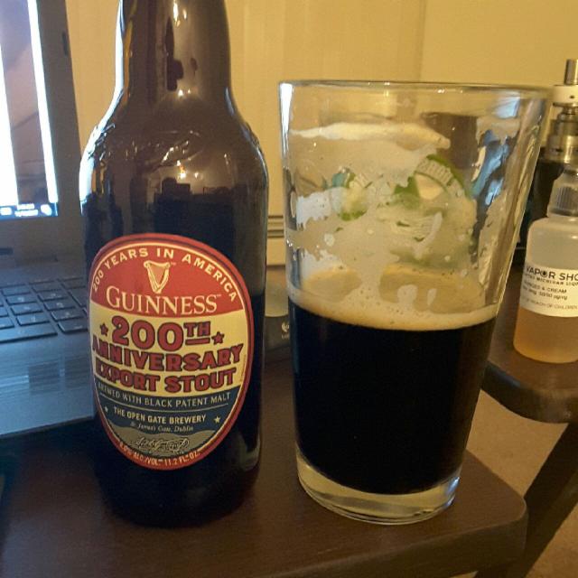 200th Anniversary Export Stout 6.0%, Guinness (Diageo), Ireland