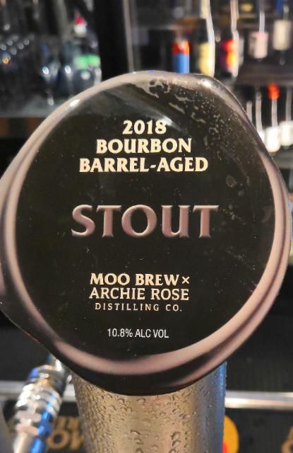 2018 Bourbon Barrel-Aged Stout 10.8%, Moo Brew's Brewery, Australia