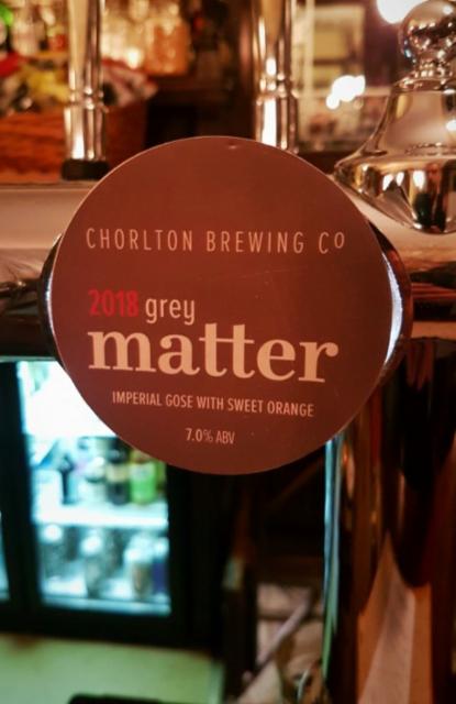 2018 Grey Matter 7.0%, Chorlton Brewing Company, England