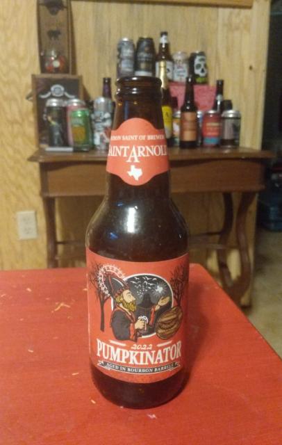 2022 Pumpkinator Aged in Bourbon Barrels 12.6%, Saint Arnold Brewing Company, United States