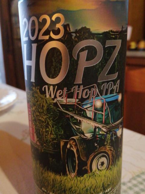 2023 hopz wet hop ipa 6.0%, Green Gold Brewing, Slovenia