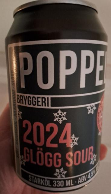 2024 glögg sour 4.5%, Poppels Bryggeri, Sweden