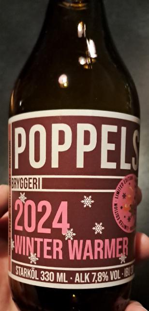 2024 Winter Warmer 7.8%, Poppels Bryggeri, Sweden