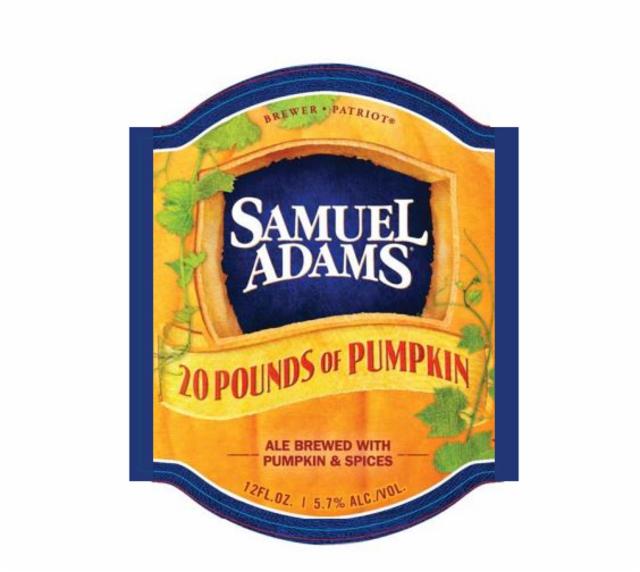 20 Pounds of Pumpkin 5.7%, Samuel Adams (Boston Beer Company), United States