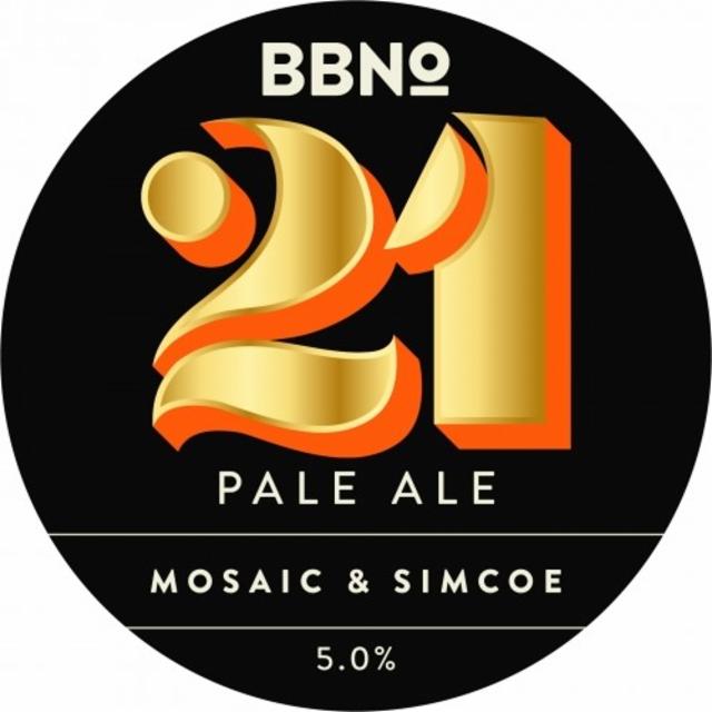 21 Pale Ale - Mosaic & Simcoe 5.0%, Brew By Numbers, England