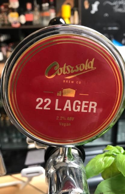 22 Lager 2.2%, Cotswold Brew Co., England