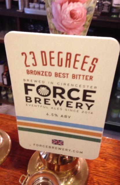 23 Degrees 4.5%, Force Brewery, England