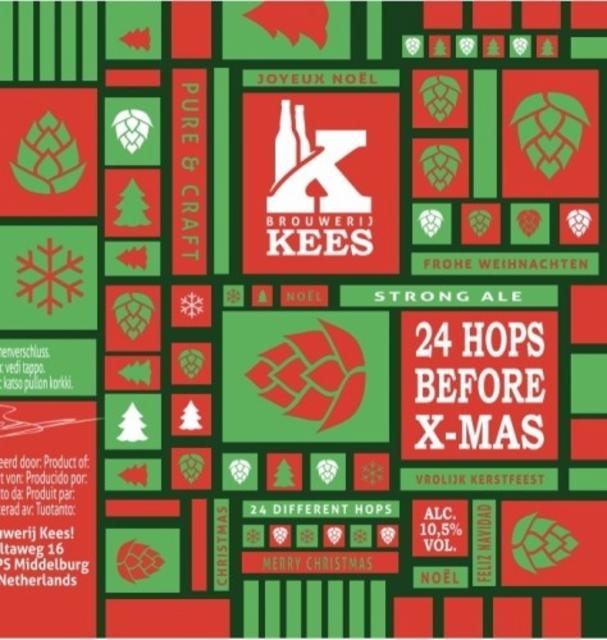 24 Hops Before X-Mas 10.5%, Brouwerij Kees, Netherlands