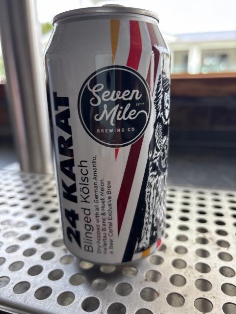24 Karat Blinged Kolsch 4.6%, Seven Mile Brewing, Australia