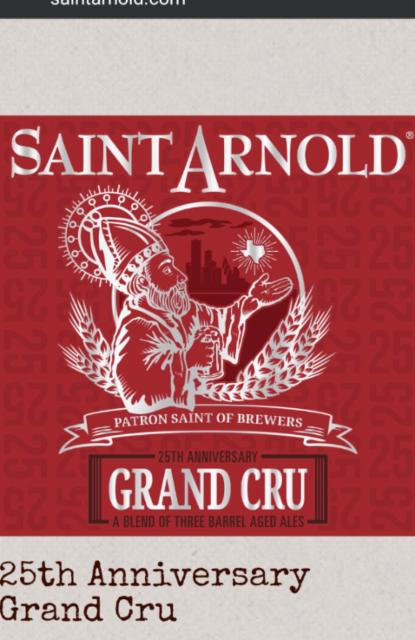 25th Anniversary Grand Cru 11.1%, Saint Arnold Brewing Company, United States