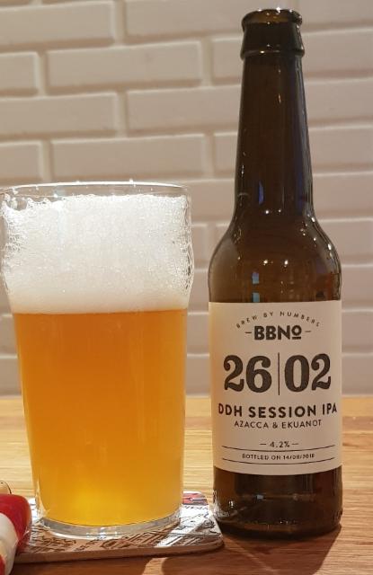 26|02 DDH Session IPA - Azacca & Ekuanot 4.2%, Brew By Numbers, England