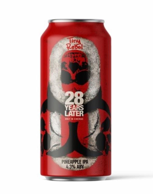 28 Years Later - Pineapple IPA 4.3%, Tiny Rebel Brewing, Wales