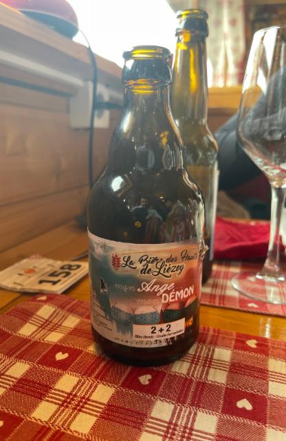 La Diabolic Ambrée 5.8%, La Bière Des Hauts De Liézey - Auberge De Liézey, France