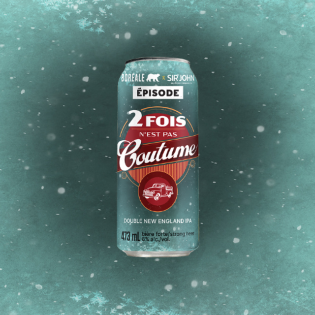 2 Fois N'est Pas Coutume 8.0%, Boréale - Brasseurs du Nord, Canada