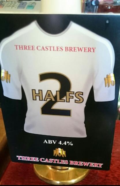 2 Halfs 4.4%, Three Castles Brewery, England