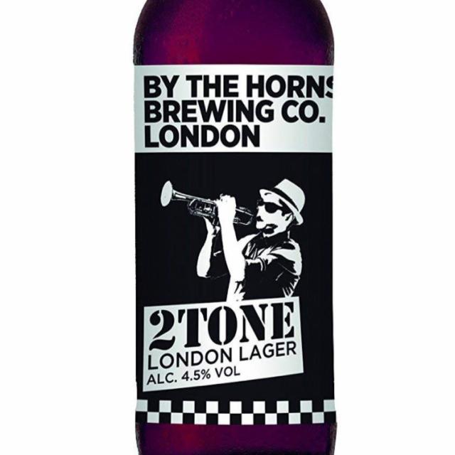 2 Tone London Lager 4.5%, By The Horns Brewing Co., England