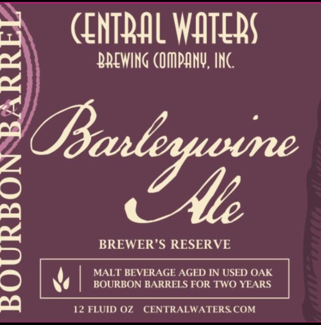 2 Year Aged Brewer's Reserve Barleywine Ale (2026) 15.2%, Central Waters Brewing Company, United States