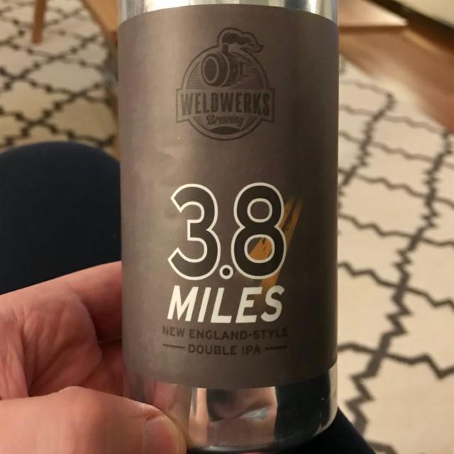 3.8 miles 8.4%, WeldWerks Brewing Co, United States