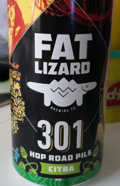 301 Hop Road Pils Citra 5.0%, Fat Lizard Brewing Co., Finland